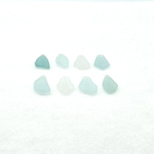 Drilled Sea Glass Charms for Jewelry Making Pastel Real Beach Glass Beads Unusual Craft Supply