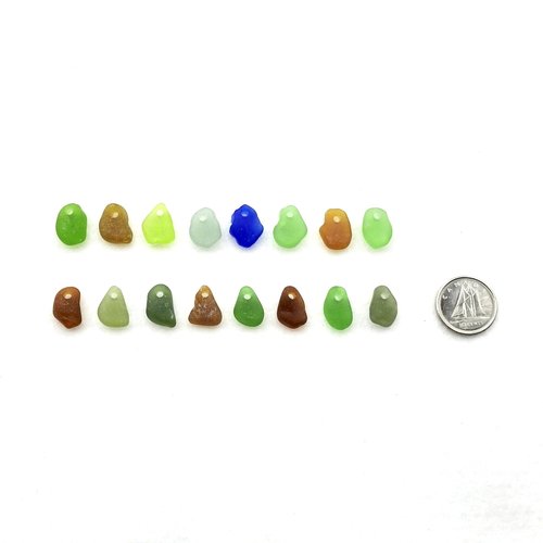 Sea Glass for Crafts Beach Charms for Jewelry Making Mermaid Tear Sew on Beads