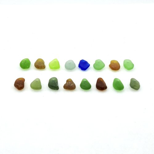 Sea Glass for Crafts Beach Charms for Jewelry Making Mermaid Tear Sew on Beads