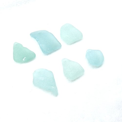 Genuine Sea Glass Pendants Large Pastel Top Drilled Hole Beach Craft Supply 