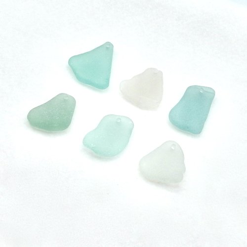 beach glass charms