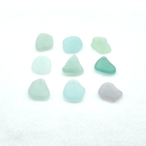 Large Sea Glass Pendants for Jewelry Wind Chimes or Keychains Beach Craft Supply