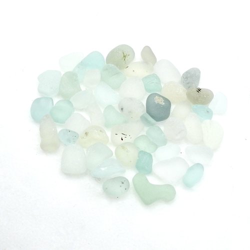 natural sea glass pieces