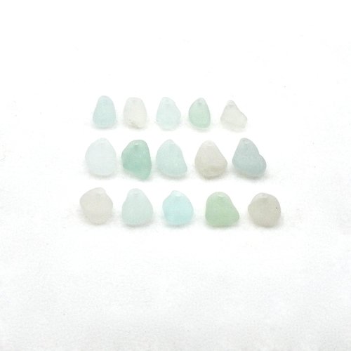 mermaid tear drop pendants