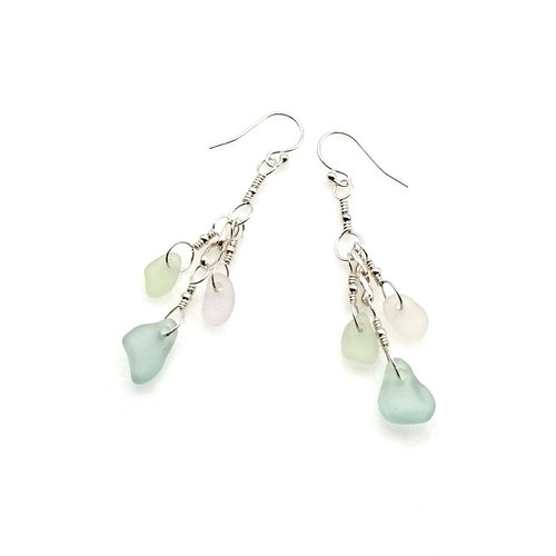 sea glass earrings