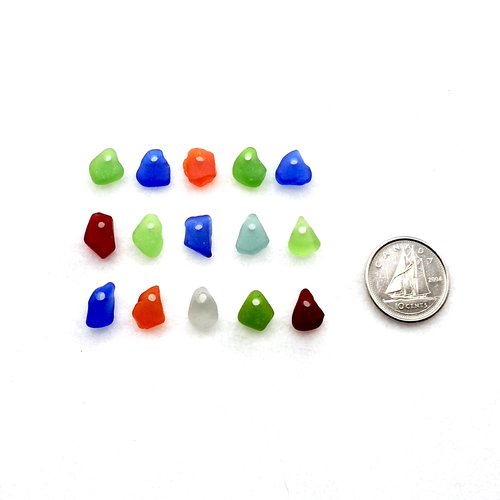 drilled beach charms