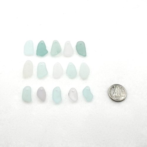 real beach glass charms