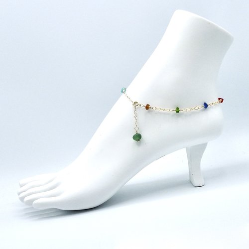 pretty summer anklet
