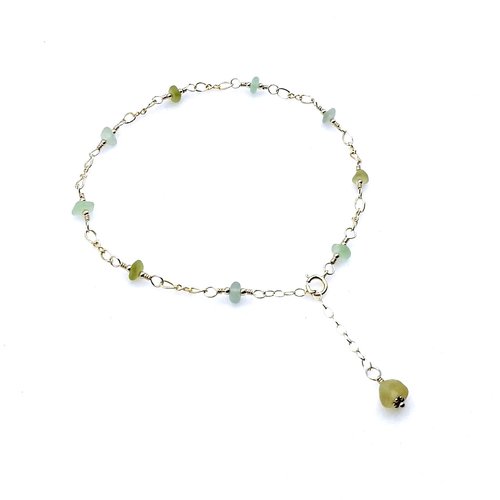 adjustable gold chain ankle bracelet
