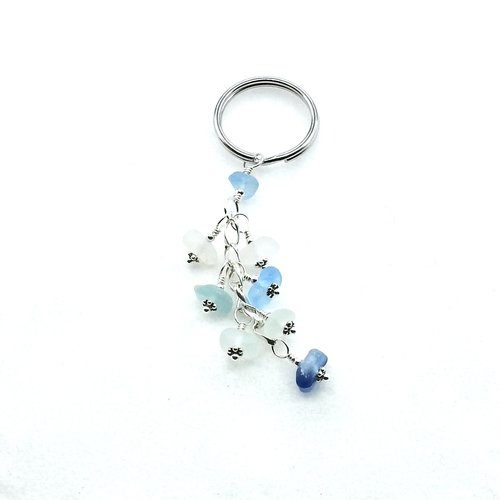 cluster style dangle keychain