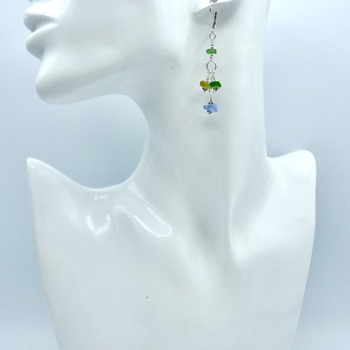2.25 inches in length from the top of the lever back ear wires