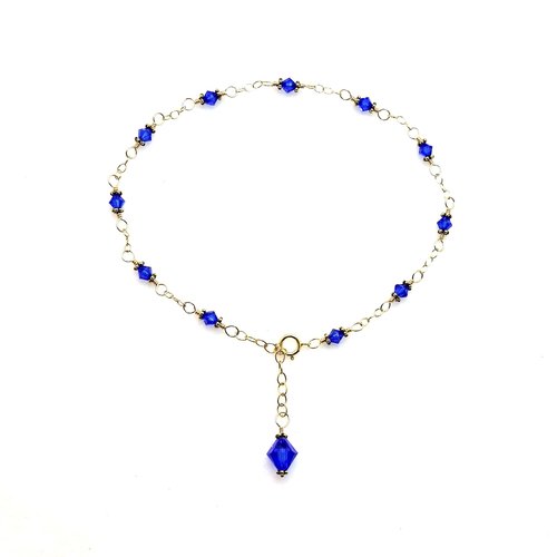 adjustable size gold chain ankle bracelet