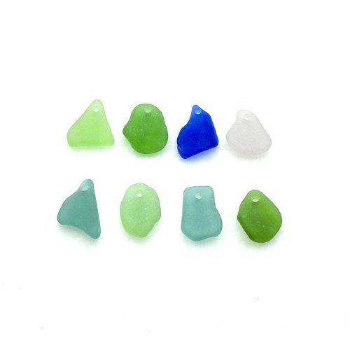 real sea glass beads for sale