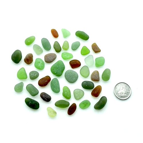 Real Sea Glass Pieces 40 Authentic Beach Craft Supply for Jewelry Making