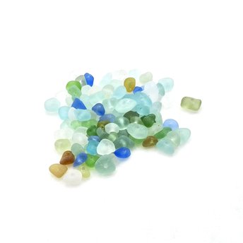 drilled sea glass beads