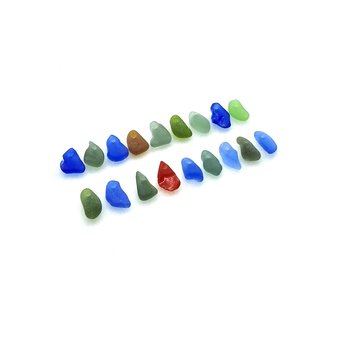 tiny sea glass beads