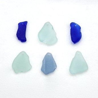 large sea glass pendants 