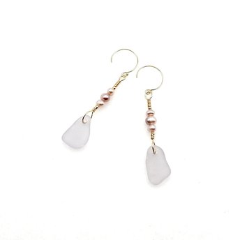 sea glass earrings for women