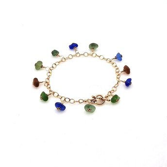 sea glass bracelet