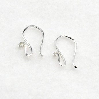 925 Sterling Silver Earring Findings Canada, Slim Ear Wire Hooks for Jewelry Making (Sold by the Pair)