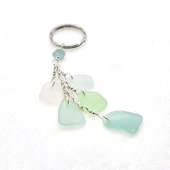 seaglass keyring for her