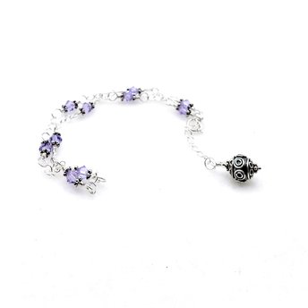 crystal anklet for women