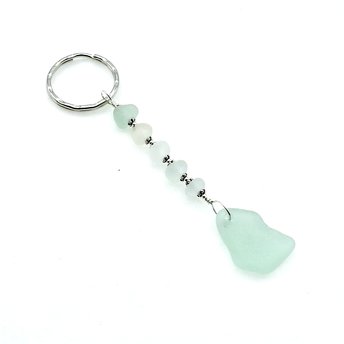 sea glass key chain for women or girls