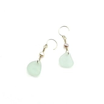 sea glass earrings
