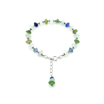 real sea glass bracelet