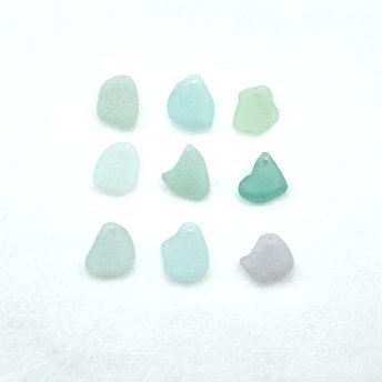 Large Sea Glass Pendants for Jewelry Wind Chimes or Keychains Beach Craft Supply