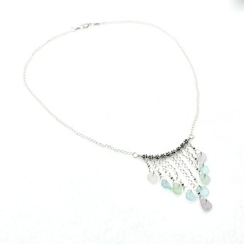 sea glass necklace for women