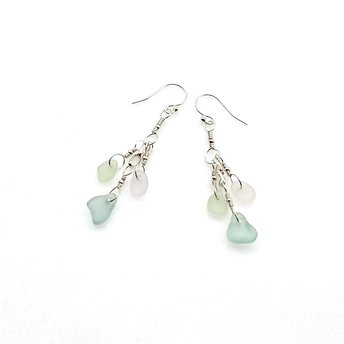 dangle sea glass jewelry