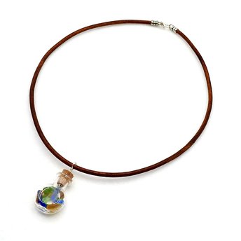 cork bottle necklace