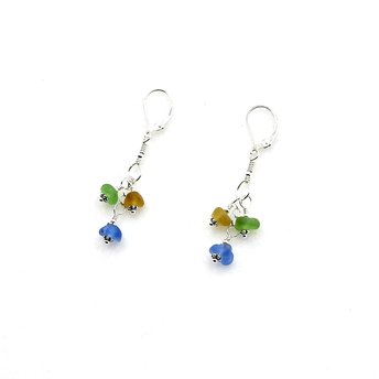 sea glass earrings for women