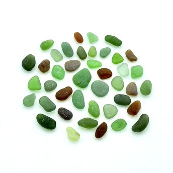 Real Sea Glass Pieces 40 Authentic Beach Craft Supply for Jewelry Making